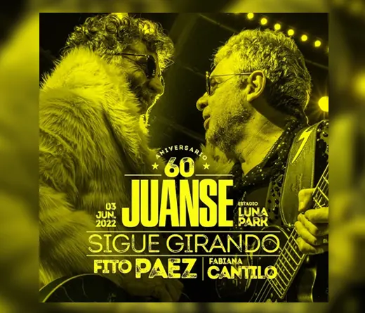 Juanse - Juanse presenta un registro en vivo junto a Fito Pez y Fabiana Cantilo