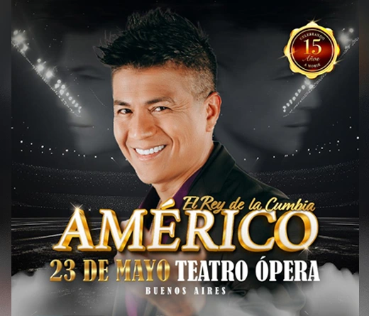 Américo - Américo llega a Buenos Aires con un show conmemorativo