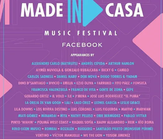 CMTV.com.ar - Made In Casa #Desdecasaconmusica Music Festival