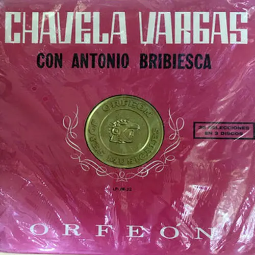 Chavela Vargas - CHAVELA VARGAS CON ANTONIO BRIBIESCA - ORFEÓN (JOYAS MUSICALES 3 DISCOS)