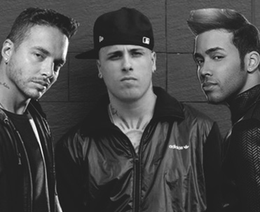 <cn>NICKY JAM</cn> + <cn>J BALVIN</cn> + <cn>PRINCE ROYCE</cn>