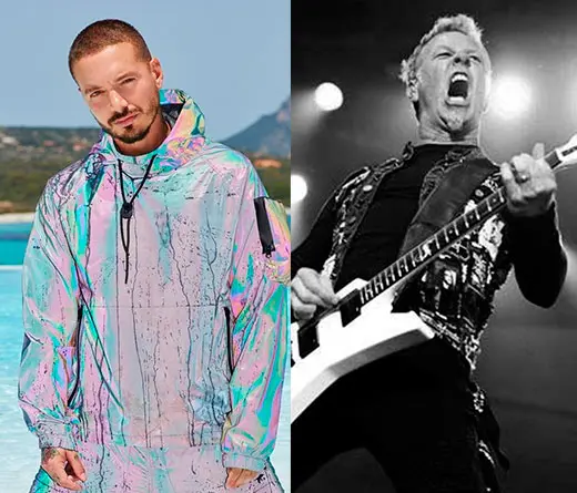 J Balvin - J Balvin interpreta Wherever I may roam de Metallica