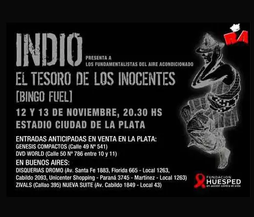 Indio Solari - Ser su primer concierto como solista