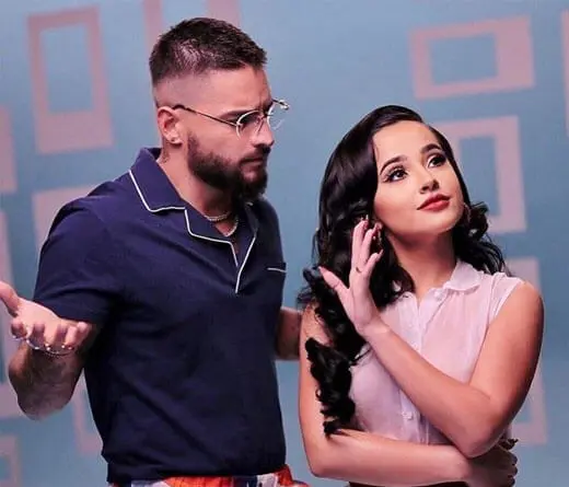 Mir un adelanto de La respuesta, la nueva cancin de Becky G y Maluma.