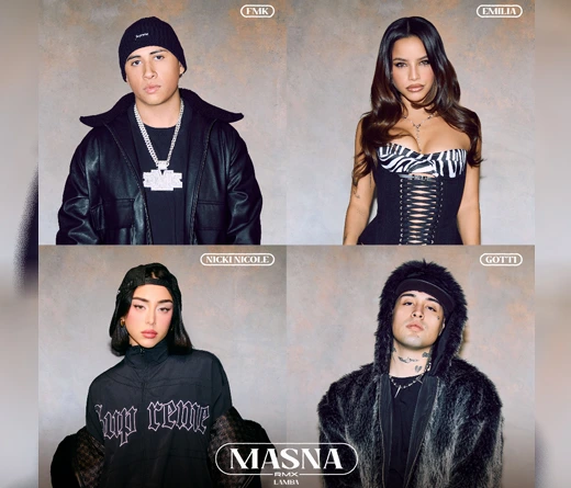 Nicki Nicole - Nicki Nicole, FMK, Emilia y Tiago PZK presentan "Masna remix"