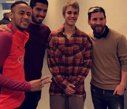 CMTV.com.ar - Justin y Messi JUNTOS