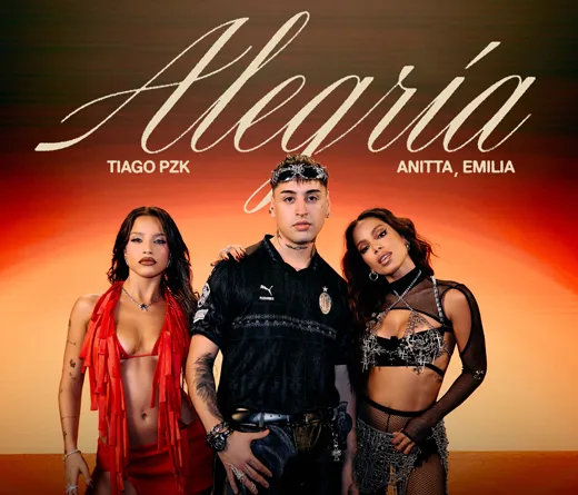 Emilia - Tiago PZK estrena el videoclip Alegra con Emilia y Anitta