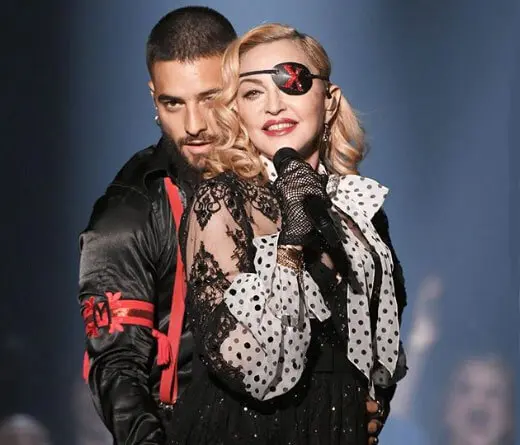 Madonna - Madonna y Maluma hicieron Medellín en vivo