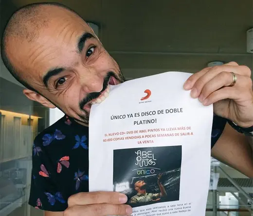 Abel Pintos - Disco de Platino