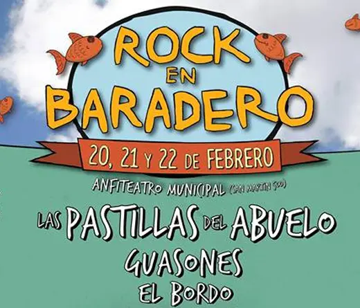 Las Pastilla del Abuelo estar presente en la vuelta de Baradero Rock junto a Guasones y El Bordo.