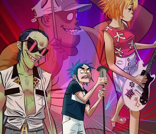 Gorillaz, la banda virtual ms famosa del mundo, comparti Tranz, su nuevo video.