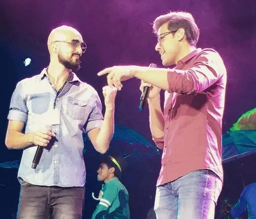 Abel Pintos - Carlos Rivera junto a Abel Pintos