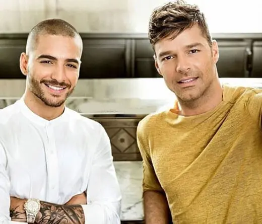 Ricky Martin - Maluma y Ricky Martin graban video