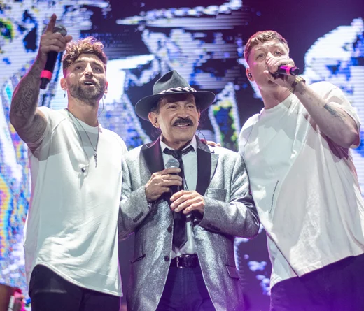 Antonio Ros - La Konga, Emanero y Antonio Ros nuevo single en vivo, en el Estadio Uno de La Plata
