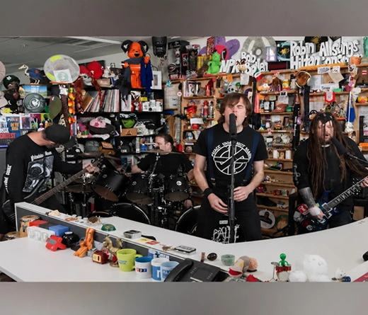 MTL - Napalm Death hizo historia con un explosivo Tiny Desk Concert