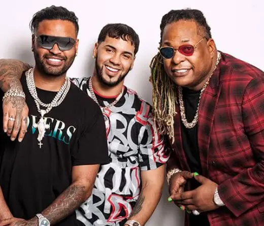 Zion & Lennox junto a Anuel AA y Haze se divierten haciendo Guayo. 