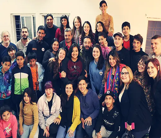 Piti Fernndez - Piti Fernndez visit Scholas Msica en San Martn