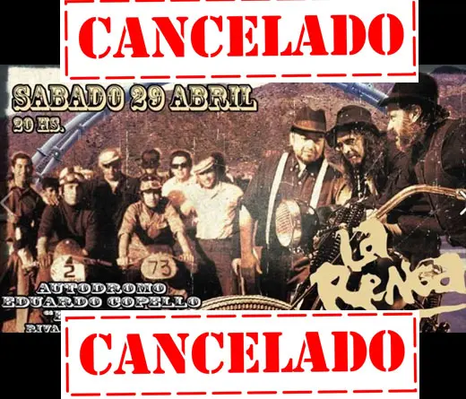 La Renga - Cancelan el show de La Renga
