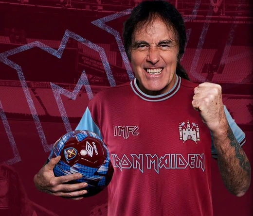 MTL - Iron Maiden y West Ham lanzan remera homenaje 50 aos