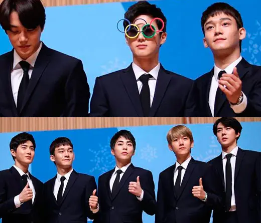 K-Pop - Exo en los Juegos Olmpicos Pyeongchang 2018