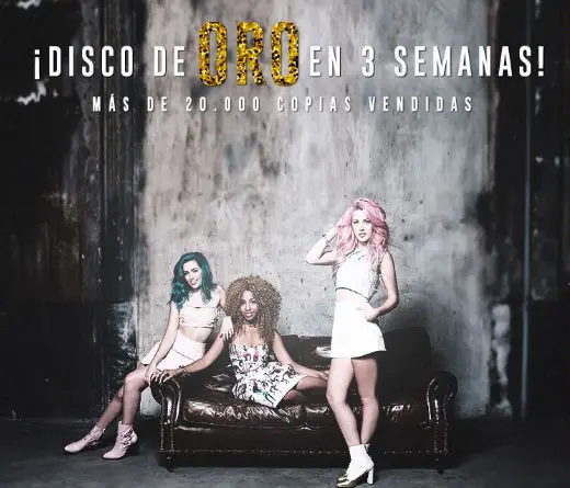 Sweet California obtuvo el Disco de Oro por su ltimo lbum y agradeci en redes sociales.