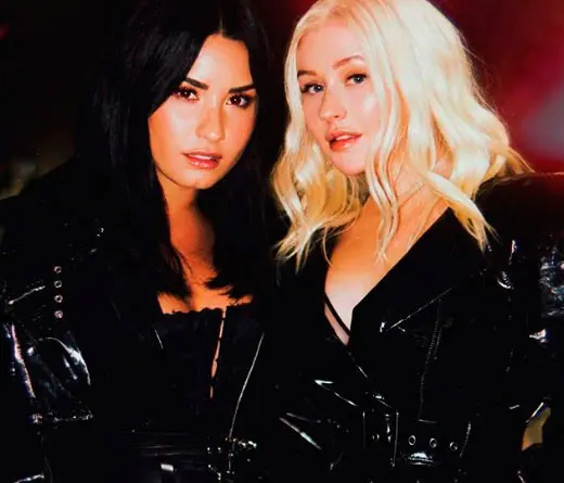 Christina Aguilera - Christina Aguilera y Demi Lovato hacen 