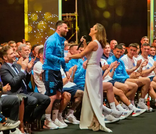 Soledad - Soledad sorprendi y emocion a la Seleccin Argentina 