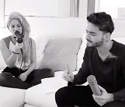 Mir a Shakira y Maluma haciendo una versin muy relajada de 