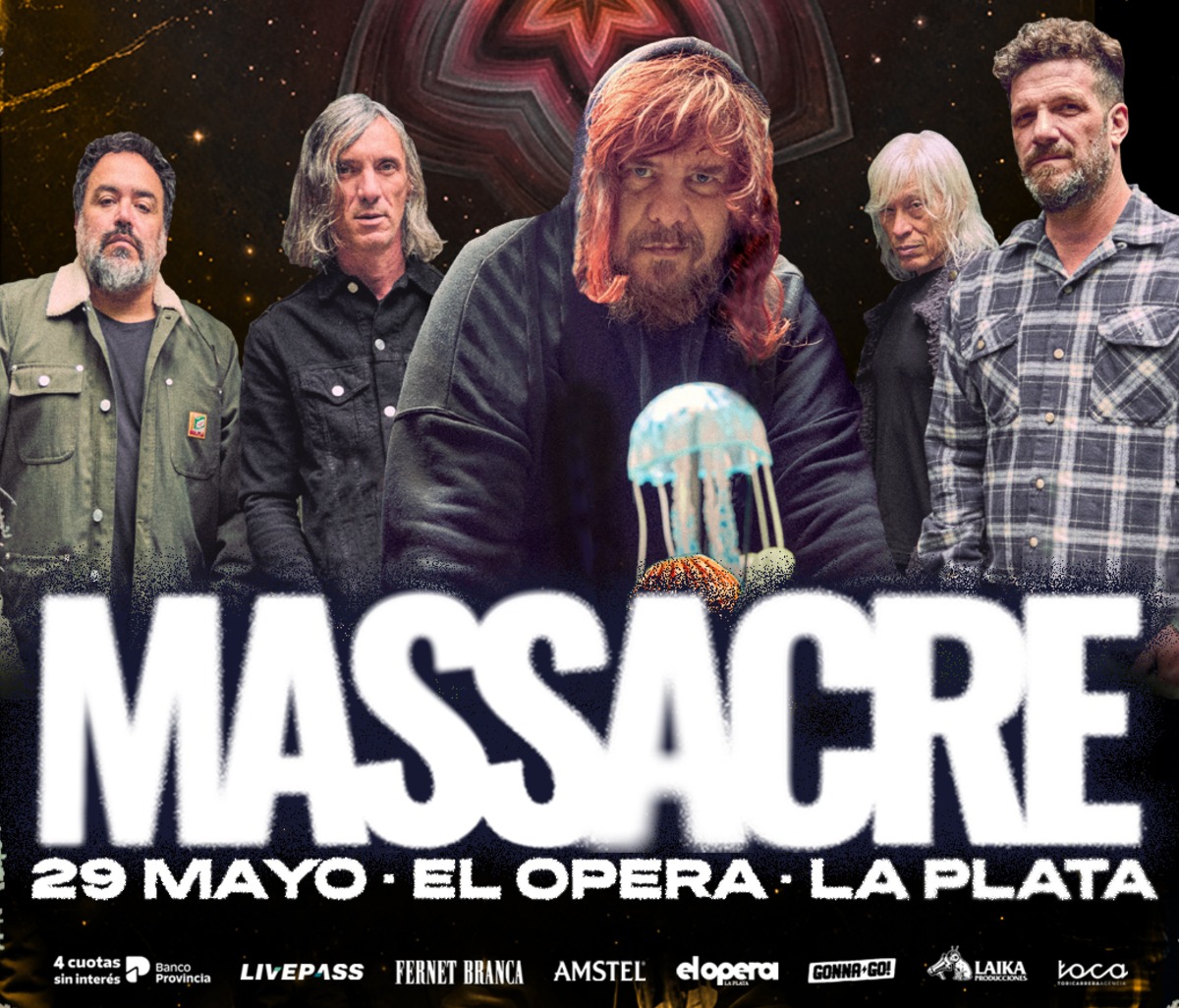 Massacre - Massacre anuncia nueva fecha en el Teatro �pera La Plata