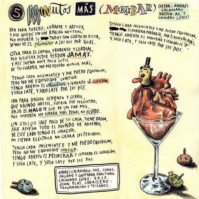 Andr�s Calamaro - 5 minutos mas [Minibar] - single