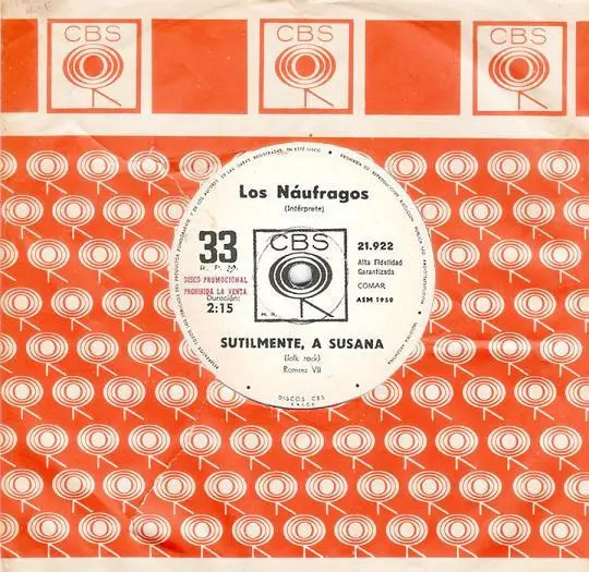 Los N�ufragos - SUTILMENTE, A SUSANA / LA LEYENDA DE XANAD� - SINGLE