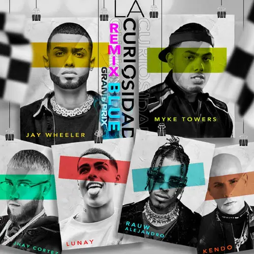 Myke Towers - LA CURIOSIDAD BLUE GRAND PRIX REMIX (FT. DJ NELSON, JHAY CORTEZ, LUNAY, KENDO KAPONI)