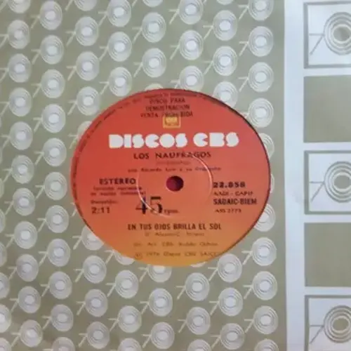 Los N�ufragos - EN TUS OJOS BRILLA EL SOL / OTRO ATARDECER - SINGLE