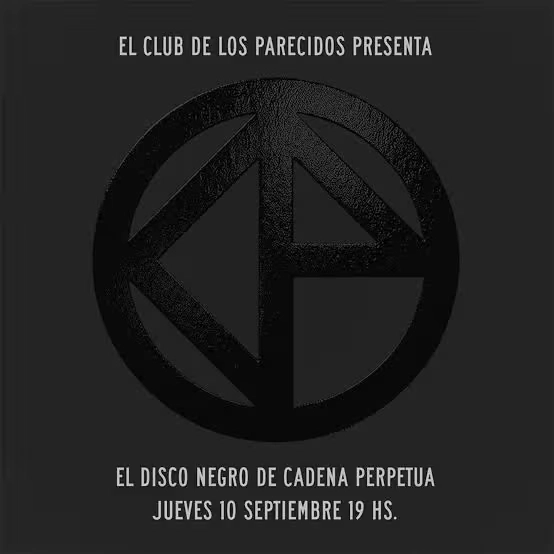 Cadena Perpetua - DISCO NEGRO DE CADENA