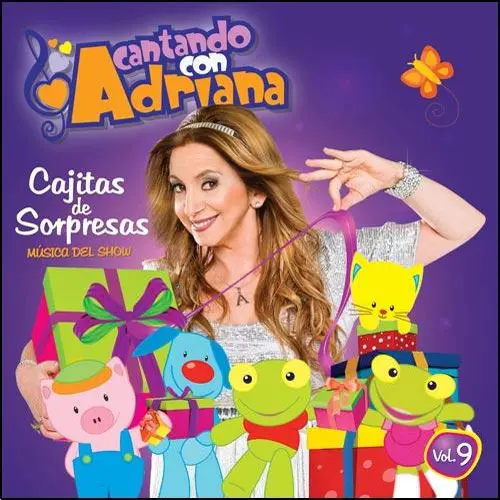 Adriana - CANTANDO CON ADRIANA - CAJITAS DE SORPRESAS (CD VOL.9)