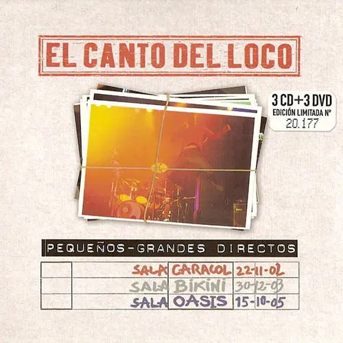 El canto del Loco - PEQUE�OS GRANDES DIRECTOS (3cds + DVD)