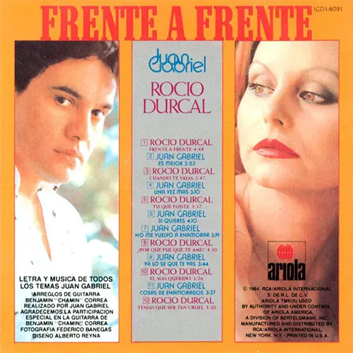 Juan Gabriel - FRENTE A FRENTE (ROC�O D�RCAL - JUAN GABRIEL)
