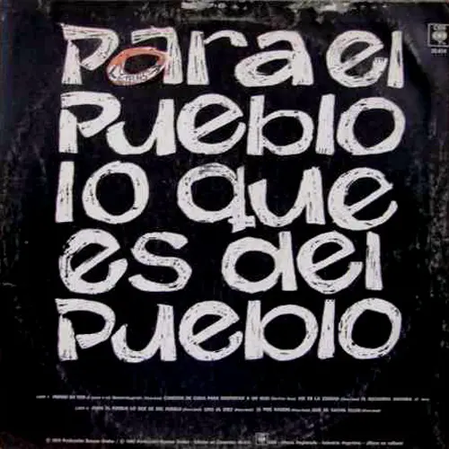 Piero - PARA EL PUEBLO LO QUE ES DEL PUEBLO