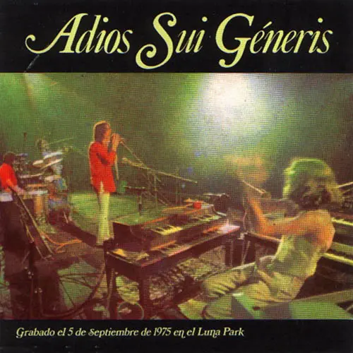 Sui Generis - ADIOS SUI GENERIS